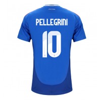 Italien Lorenzo Pellegrini #10 Hjemmebanetrøje EM 2024 Kortærmet